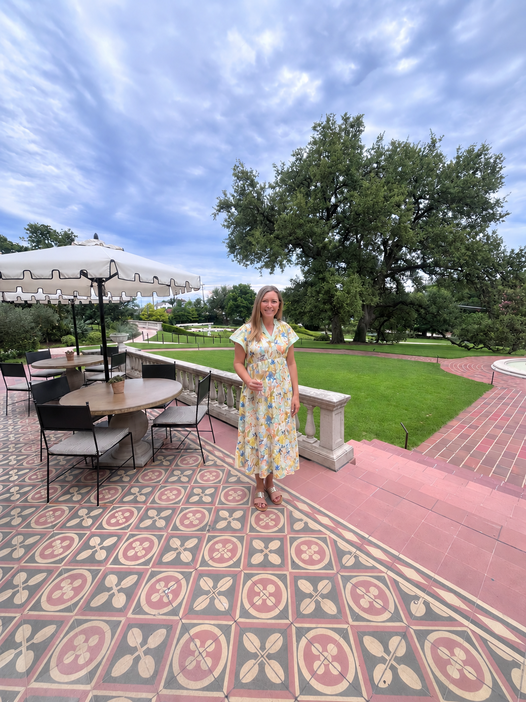 Mollie Romness at the Commodore Perry Estate in Austin